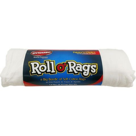 Dynamic 6300-01-DYN 1Lb White Roll O' Rags 18/pk LANC-269231