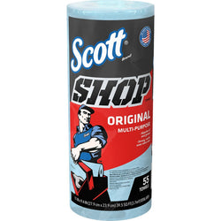Scott 75130 Blue Shop Towels Roll 55 Sheets-1PK LANC-26986