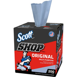 Scott 75190 Blue Shop Towels Box 200 Sheets-1PK LANC-26987