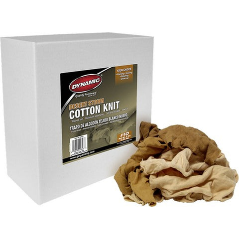 Dynamic 6417-SS10-MP #10 8lb Box Mixed Color Cotton Knit Wiping Cloth-1PK LANC-27370