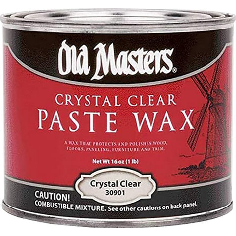 Old Masters 30901 1lb Crystal Clear Paste Wax-1PK LANC-27984