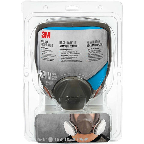 3M 68P71P1-DC OV/P95 Med Full Face Paint Project Respirator-1PK LANC-28258