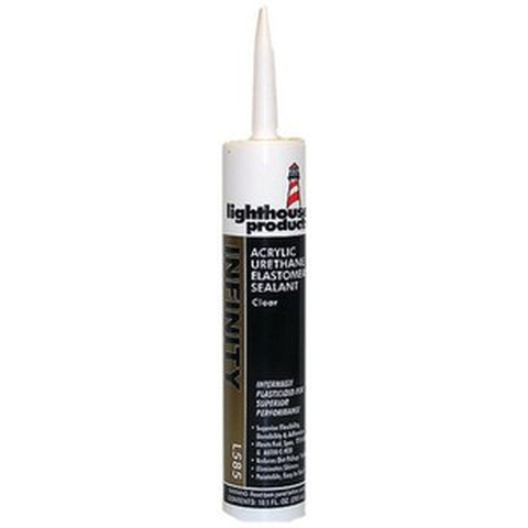Lighthouse 2737295 10.3oz Clear Infinity Acrylic Urethane Sealant-12PK LANC-28457