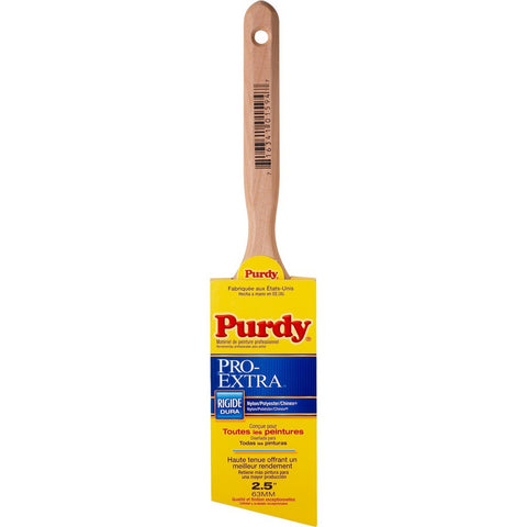 Purdy 144152725 2-1/2 Nylon/Polyester/Chinex Stiff Pro-Extra Glide Angular Paint Brush-1PK LANC-28962