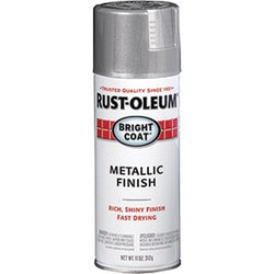Rust-Oleum 7715830 12oz Bright Coat Aluminum Stops Rust Spray Paint-1PK LANC-29223
