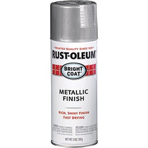 Rust-Oleum 7715830 12oz Bright Coat Aluminum Stops Rust Spray Paint-1PK LANC-29223