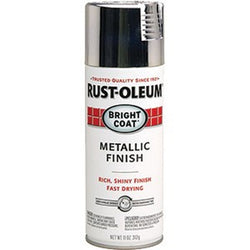 Rust-Oleum 7718830 11oz Chrome Bright Coat Metallic Stops Rust Spray Paint-1PK LANC-29226