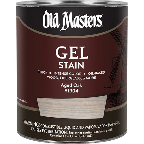 Old Masters 81904 qt Aged Oak Gel Stain-1PK LANC-292673