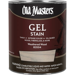 Old Masters 82004 qt Weathered Wood Gel Stain-1PK LANC-292674