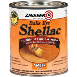 Zinsser 704H Qt Bullseye Amber Shellac-1PK