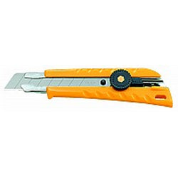 OLFA L-1 18mm 8-pt Classic Ratchet-Lock Heavy-Duty Snap-Off Utility Knife-1PK LANC-29588