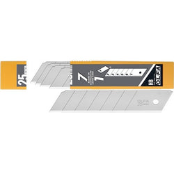 OLFA HB-5B 25mm 7-pt Silver Extra Heavy-Duty Snap-Off Blade (5pk) LANC-29590