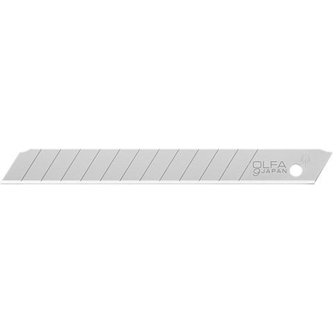 OLFA AB-50B 9mm 13-pt Silver Precision Snap-Off Blade (50pk) LANC-29593