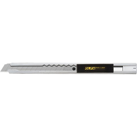 OLFA SVR-1 9mm 13-pt Stainless-Steel Auto-Lock Precision Snap-Off Utility Knife-1PK LANC-29596
