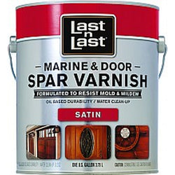 Absolute Coatings 94101 1G Satin Last N Last Marine & Door Waterborne Spar Varnish 275 VOC-1PK LANC-29644