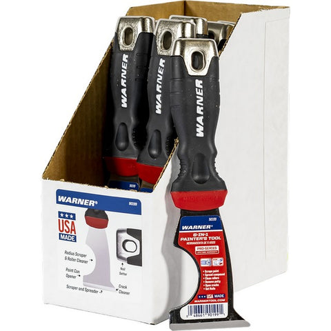 Warner 90199 Progrip 6-In-1 Steel Head Glazier-1PK LANC-29989