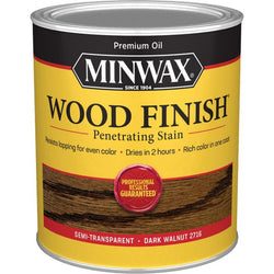 Minwax 70012 qt Dark Walnut 2716 Semi-Transparent Stain-1PK LANC-299
