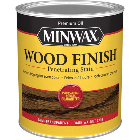Minwax 70012 qt Dark Walnut 2716 Semi-Transparent Stain-1PK LANC-299
