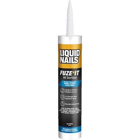 Liquid Nails LN-2000 Fuze It! 9oz All Surface Adhesive-1PK LANC-307155