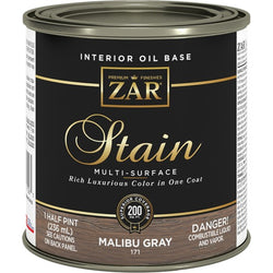 Zar 17106 .5Pt Malibu Gray 171 Wood Stain-1PK