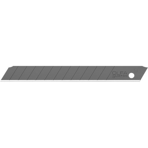 OLFA ABB-10B 9mm 13-pt Ultra-Sharp Black Precision Snap-Off Blade (10pk) LANC-30804