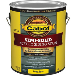 Cabot 1107 1gal Deep-Base Semi-Solid Water-Based Stain-1PK