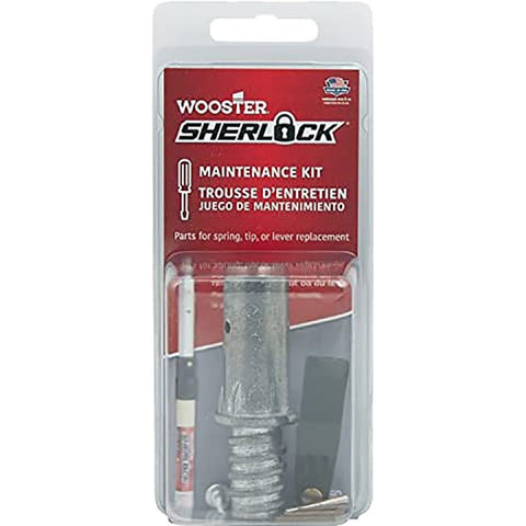 Wooster FR950 Sherlock Pole Maintenance 8pc Kit (1 Tip, 2 Screws, 1 Lever, 1 Pin & 3 Screws)-1PK