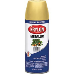 Krylon K01701A77 12oz Metallic Bright Gold Spray Paint-1PK LANC-31391