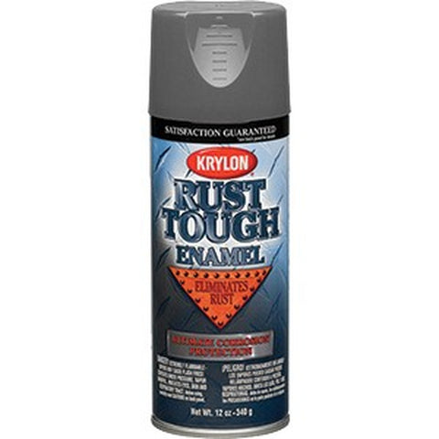 Krylon RTA9206 12oz Gloss Machinery Gray Rust Tough Spray Paint-1PK LANC-31672