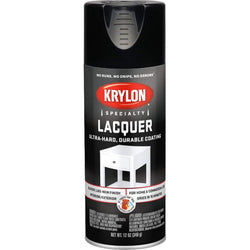Krylon K07030777 12oz Lacquer Gloss Black Spray-1PK LANC-31686