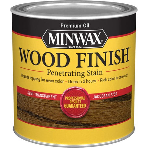 Minwax 22750 1/2pt Jacobean 2750 Semi-Transparent Stain-1PK LANC-317