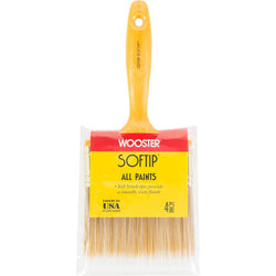 Wooster Q3108 4 Softip Nylon Flat Wall/Trim Paint Brush-1PK