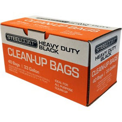 Petoskey FG-P9934-11A Steelcoat 33gal 1.25mil Twist Tie Trash Bags Black 33x40 (40ct)-1PK LANC-323492