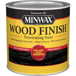 Minwax 22764 1/2pt True Black 274 Semi-Transparent Stain-1PK LANC-325042