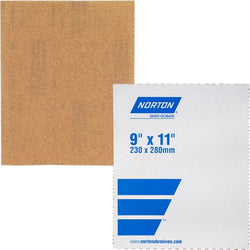 Norton 01505 9 x 11 80A Garnet Open Coat Paper Sheets Bulk - Non UPC (50/pk) LANC-3280