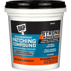 DAP 18740 pt Waterproof Patching Compound Advanced Exterior Filler-1PK LANC-328254