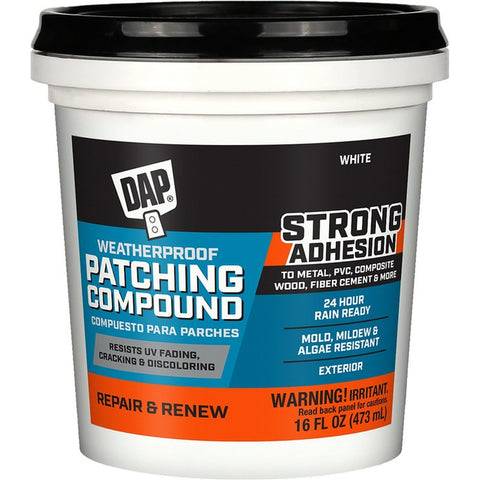 DAP 18740 pt Waterproof Patching Compound Advanced Exterior Filler-1PK LANC-328254