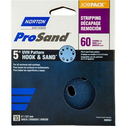 Norton 68364 5 5 & 8 Hole P60 ProSand Paper H&L UVH Disc (10pk) LANC-328284