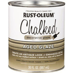 Rust-Oleum 315881 qt Aged Glaze Chalked Decorative Glaze-1PK LANC-328575