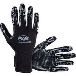SAS 640-1910 XL PawZ 15-Gauge Nitrile Coated Cotton Palm Gloves-1PK LANC-329755