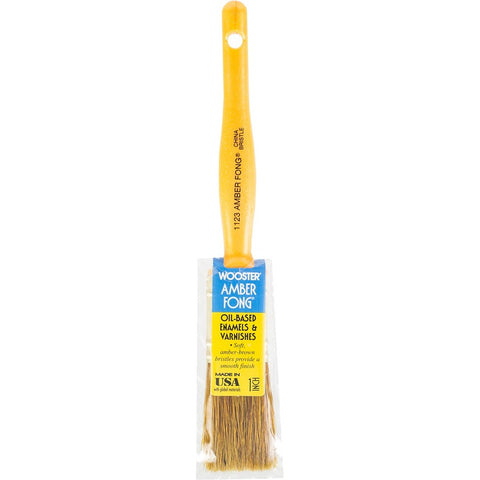 Wooster 1123 1 Amber Fong Brown China Bristle Paint Brush-1PK LANC-350