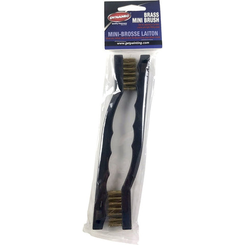 Dynamic DYN10024 3 x 7 Row Brass Mini Wire Brush (2pk) LANC-357383