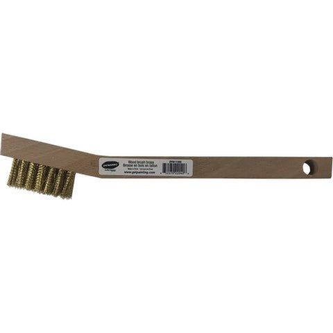 Dynamic DYN11300 3x7 Row Brass Mini Wire Brush-1PK LANC-357388
