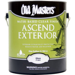 Old Masters 71301 1gal Gloss Ascend Ext Water Based Clear Finish-1PK LANC-361773