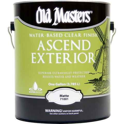 Old Masters 71001 1gal Matte Ascend Ext Water Based Clear Finish-1PK LANC-361775