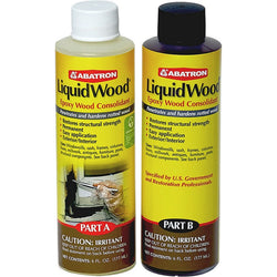 Abatron LWAB60R 12oz (355ml) LiquidWood - 2 Part Epoxy Wood Consolidant Kit-1PK LANC-361956