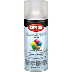 Krylon K05547007 11oz Flat Clear COLORmaxx Spray Paint-1PK LANC-362472