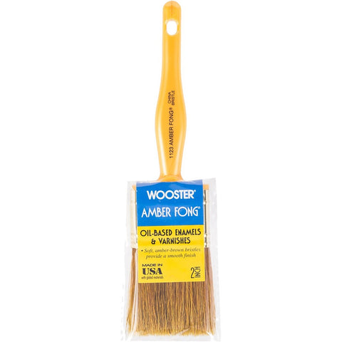 Wooster 1123 2 Amber Fong Brown China Bristle Paint Brush-1PK