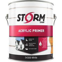 Storm 54300-1 1gal Alkyd Latex Primer White 100 VOC-1PK