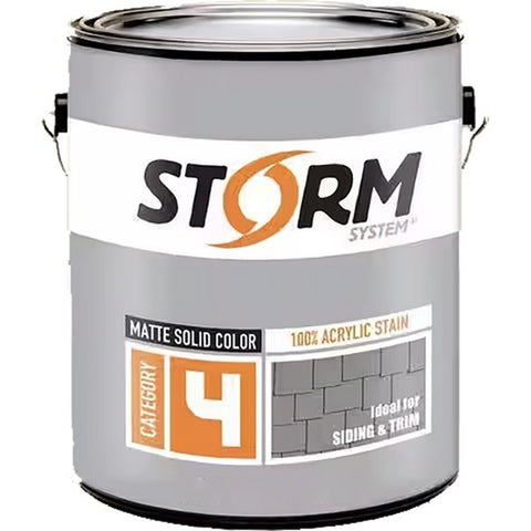 Storm 41291-5 5gal Solid Color Acrylic Siding Stain Light Base 250 VOC-1PK LANC-366133